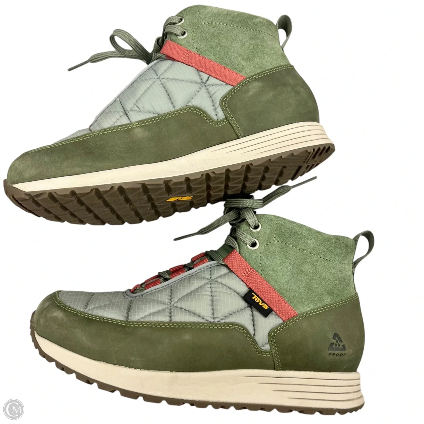 Shoes Sneakers By Teva In Green & Pink, Size: 6.5