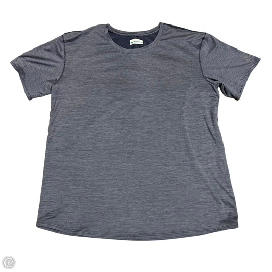 Athletic Top Short Sleeve By Columbia In Blue, Size: L