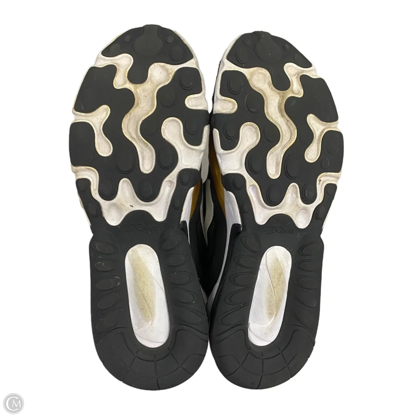 Shoes Athletic By Nike In Black & Gold, Size: 8.5