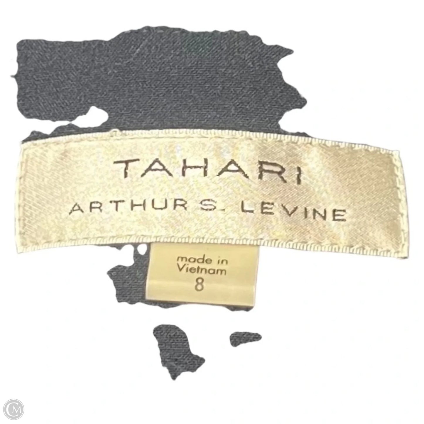 Skirt Suit 2pc By Tahari In Blue & Gold, Size: M