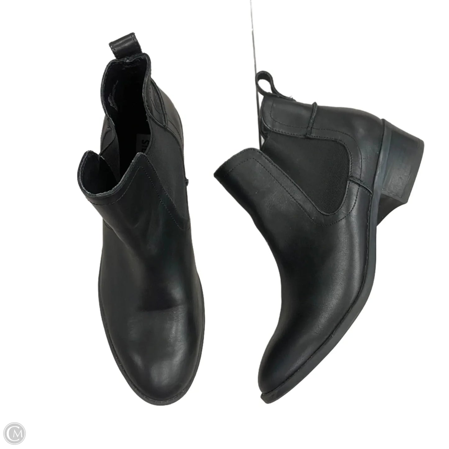Boots Ankle Heels By Steve Madden In Black, Size: 8