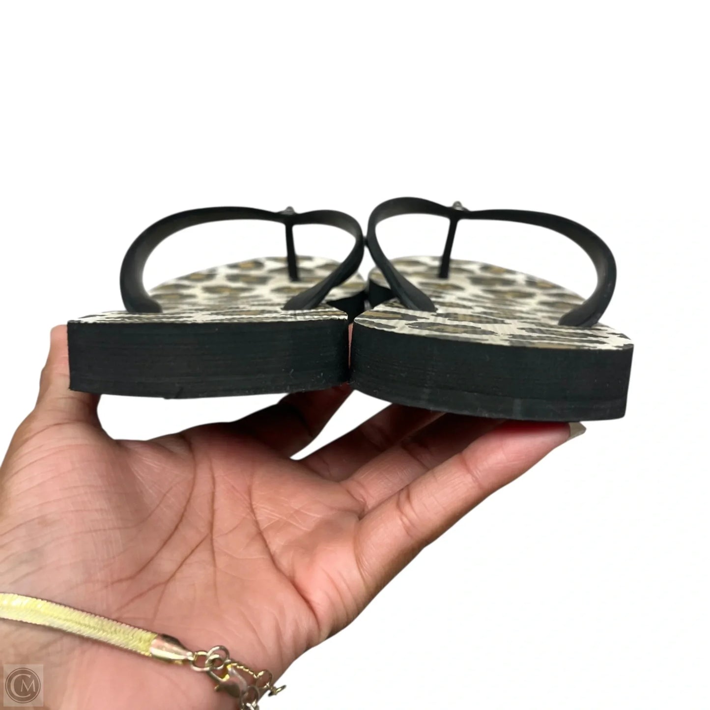 Sandals Designer By Coach In Animal Print, Size: 10