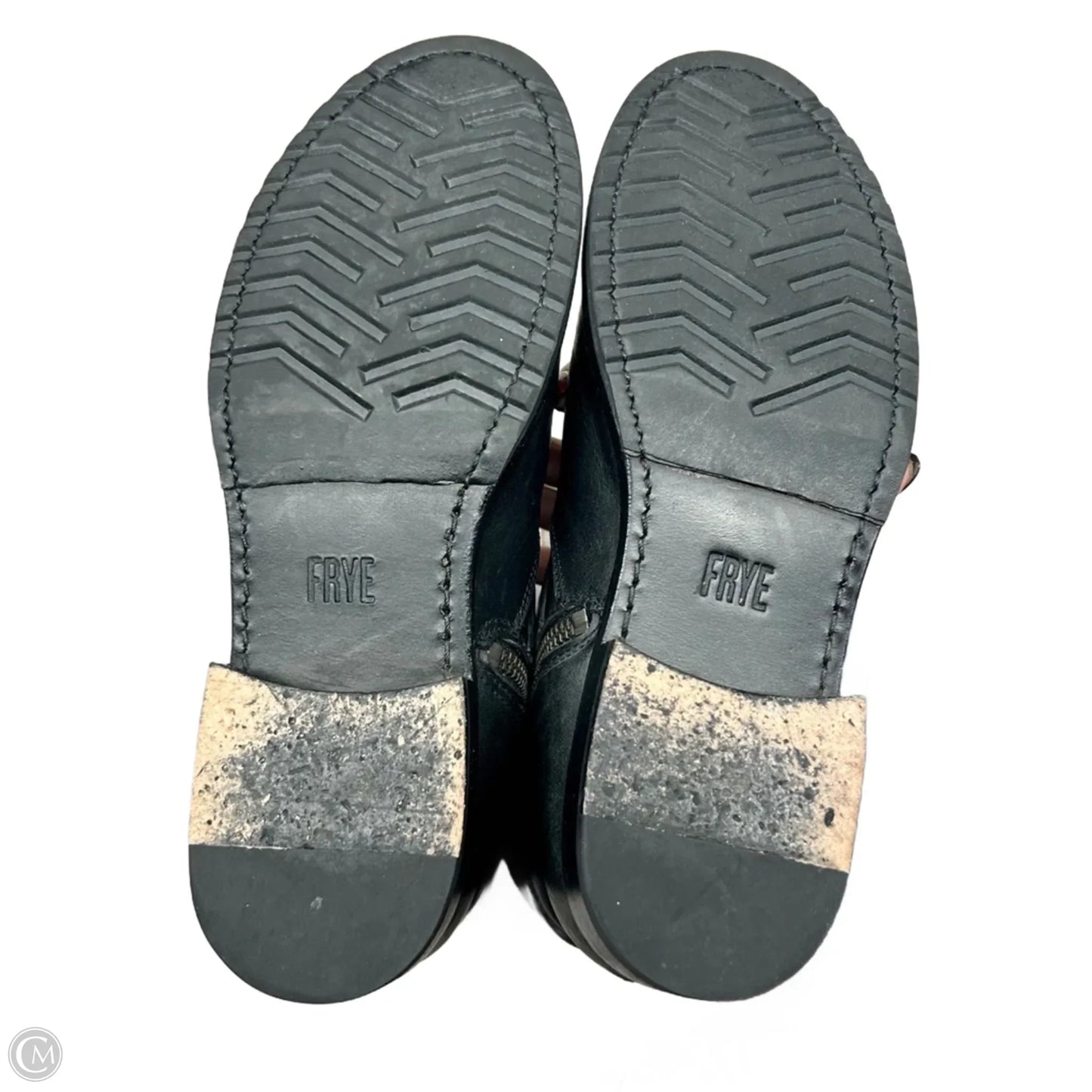 Boots Designer By Frye In Black, Size: 7