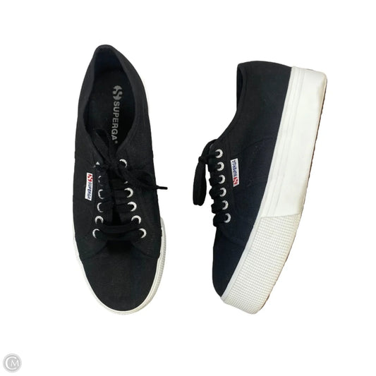 Shoes Sneakers By Superga In Black, Size: 11