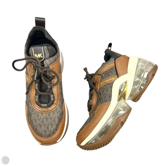 Shoes Athletic By Michael By Michael Kors In Brown, Size: 6.5