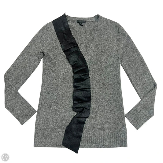 Sweater Cashmere By J. Crew In Black & Grey, Size: Xs