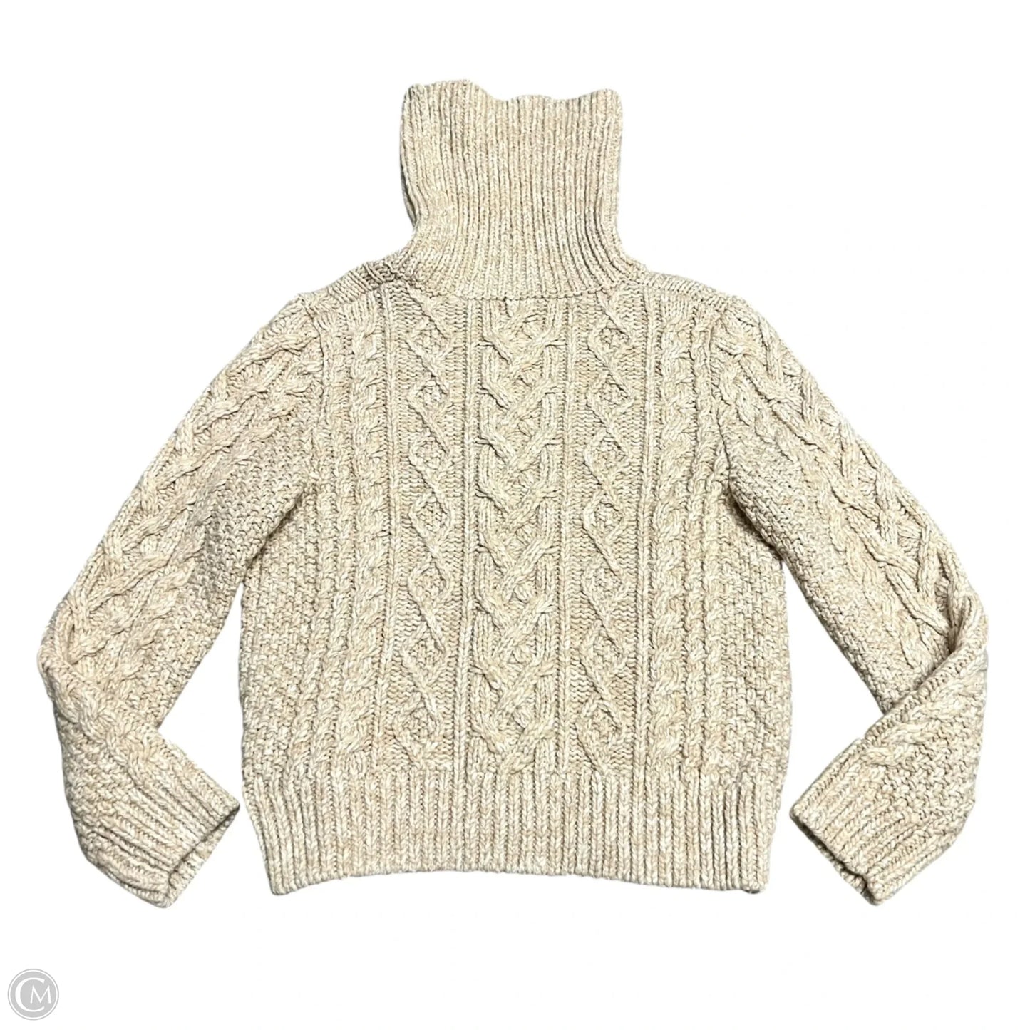 Sweater By Banana Republic In Tan, Size: L