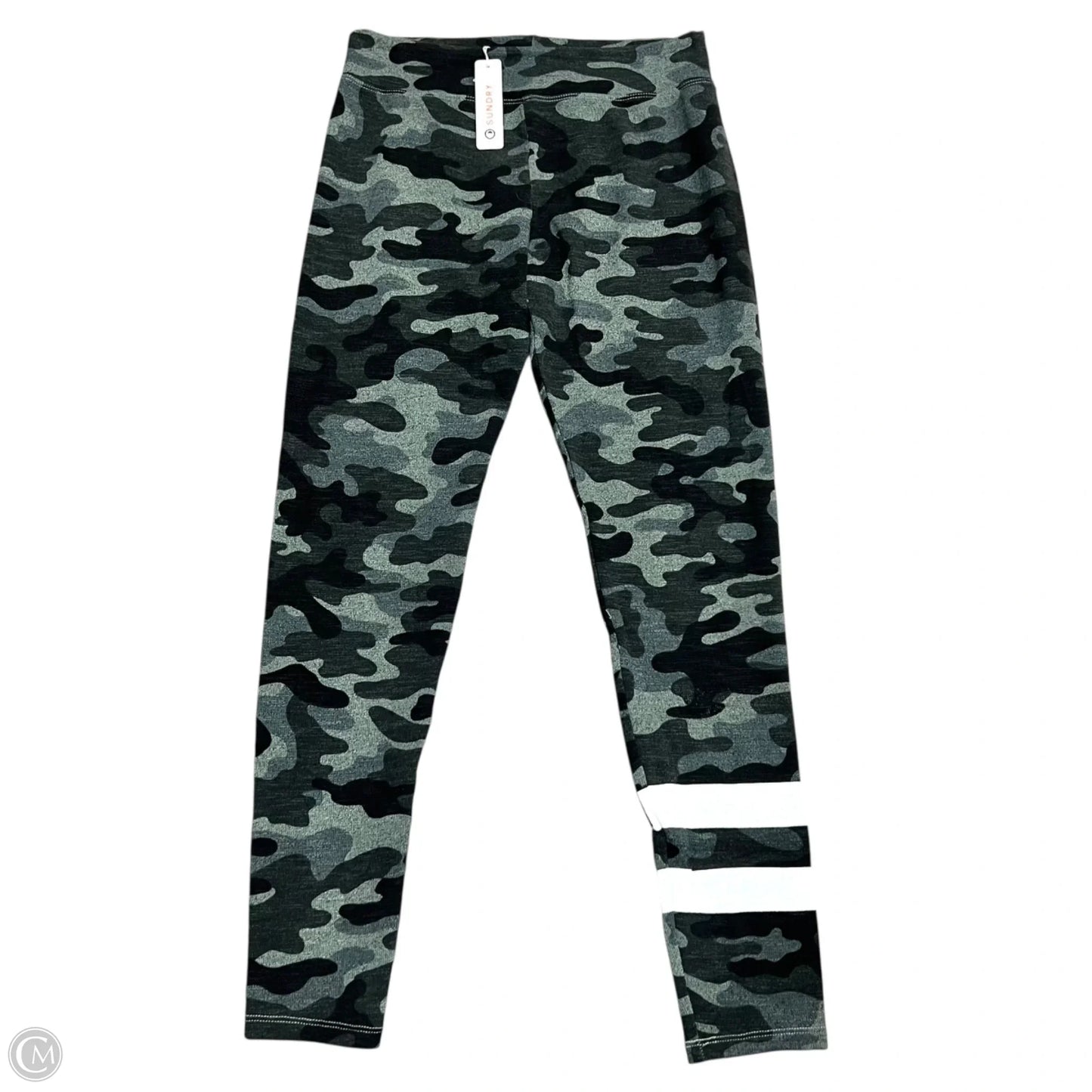 Athletic Leggings By Sundry In Camouflage Print, Size: M