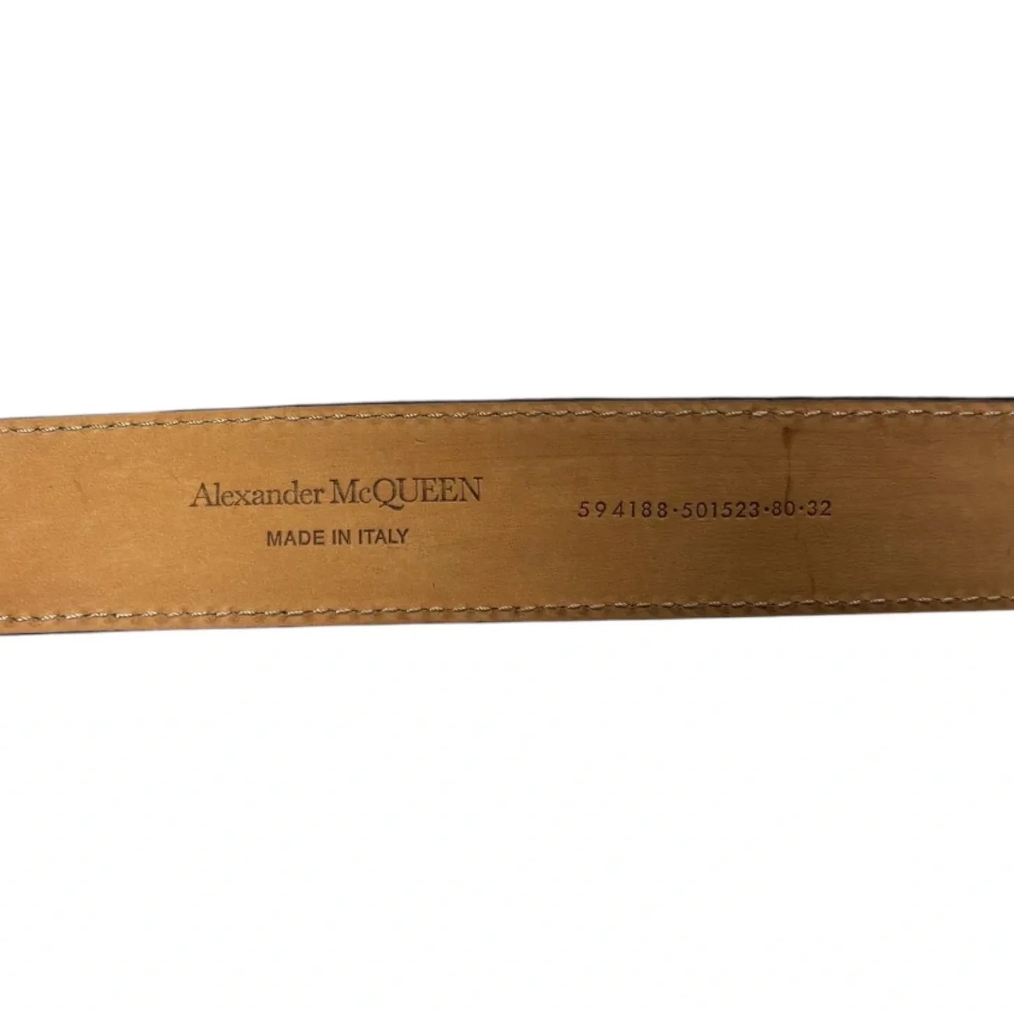Belt Luxury Designer By Alexander Mcqueen, Size: S