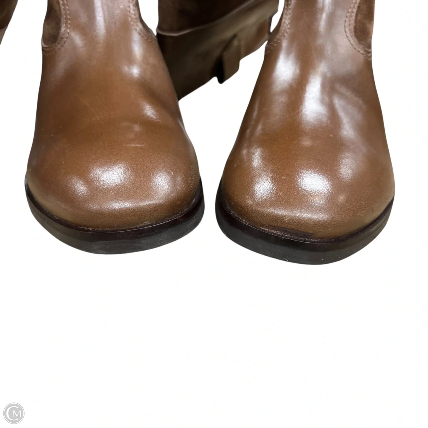 Boots Knee Heels By Vince Camuto In Brown, Size: 9