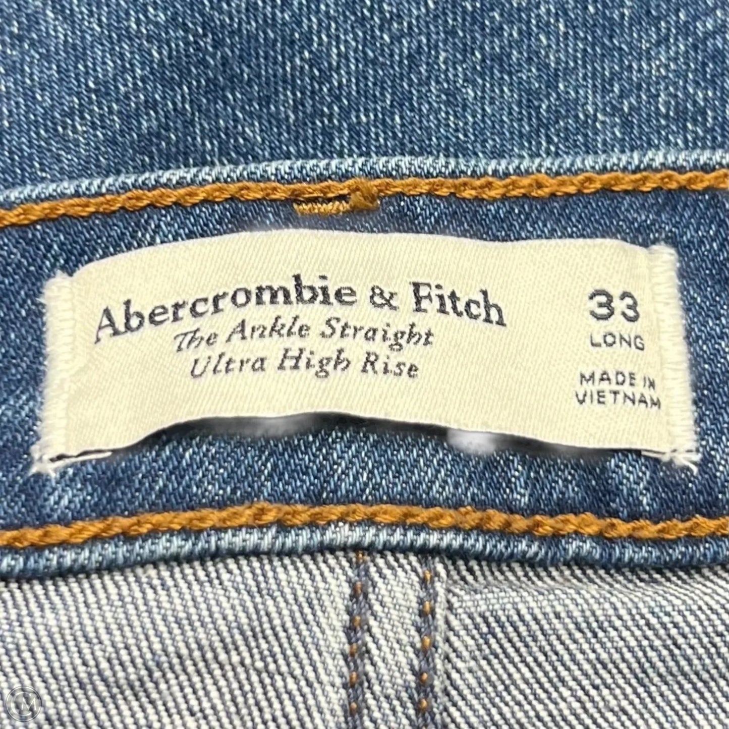 Jeans Boyfriend By Abercrombie And Fitch In Blue Denim, Size: 16