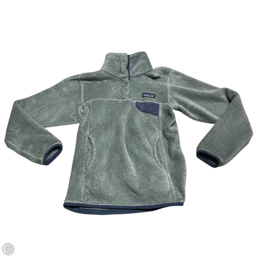 Athletic Jacket By Patagonia In Grey, Size: Xxs
