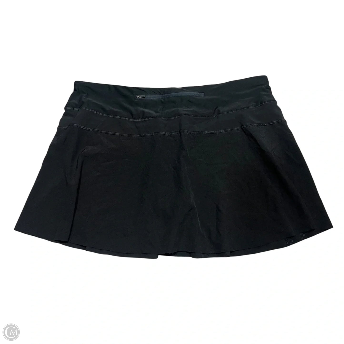 Athletic Skort By Spyder In Black, Size: Xl