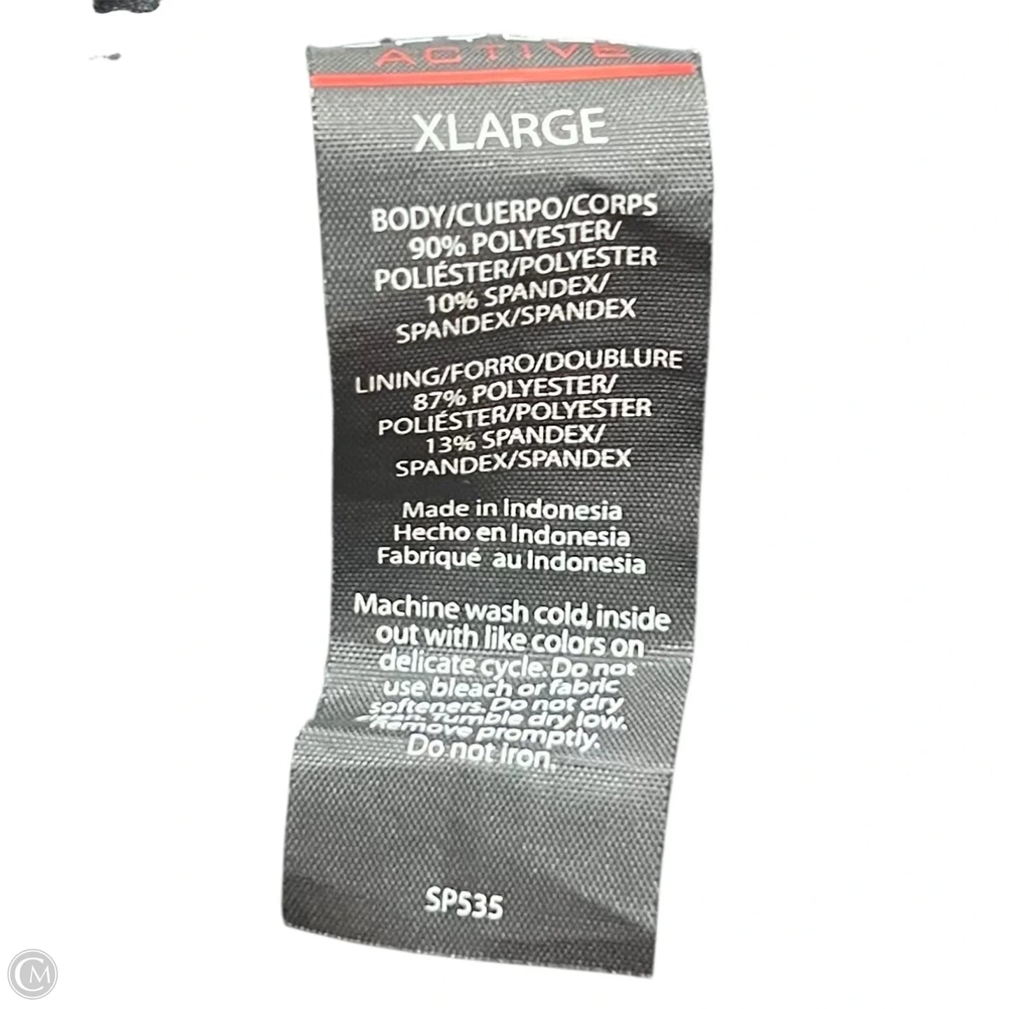 Athletic Skort By Spyder In Black, Size: Xl