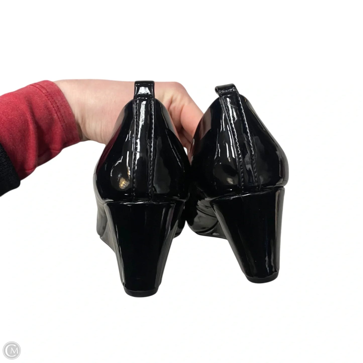 Shoes Heels Wedge By Kenneth Cole Reaction In Black, Size: 8.5
