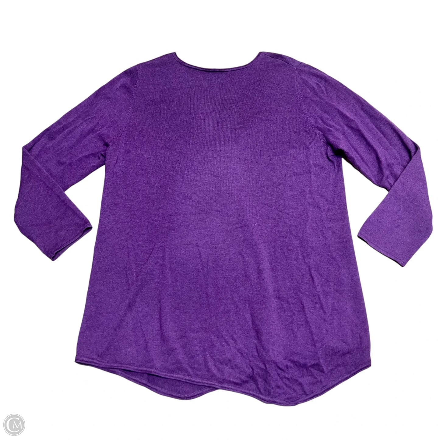 Sweater By Eileen Fisher In Purple, Size: Xl