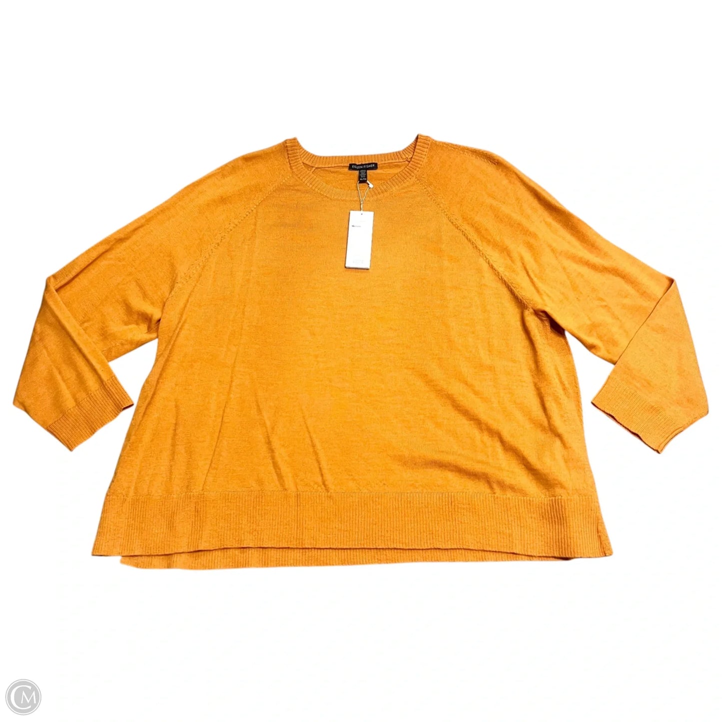 Sweater By Eileen Fisher In Orange, Size: Xl