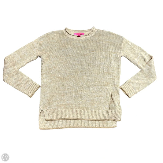 Sweater Designer By Lilly Pulitzer In Tan, Size: Xxs