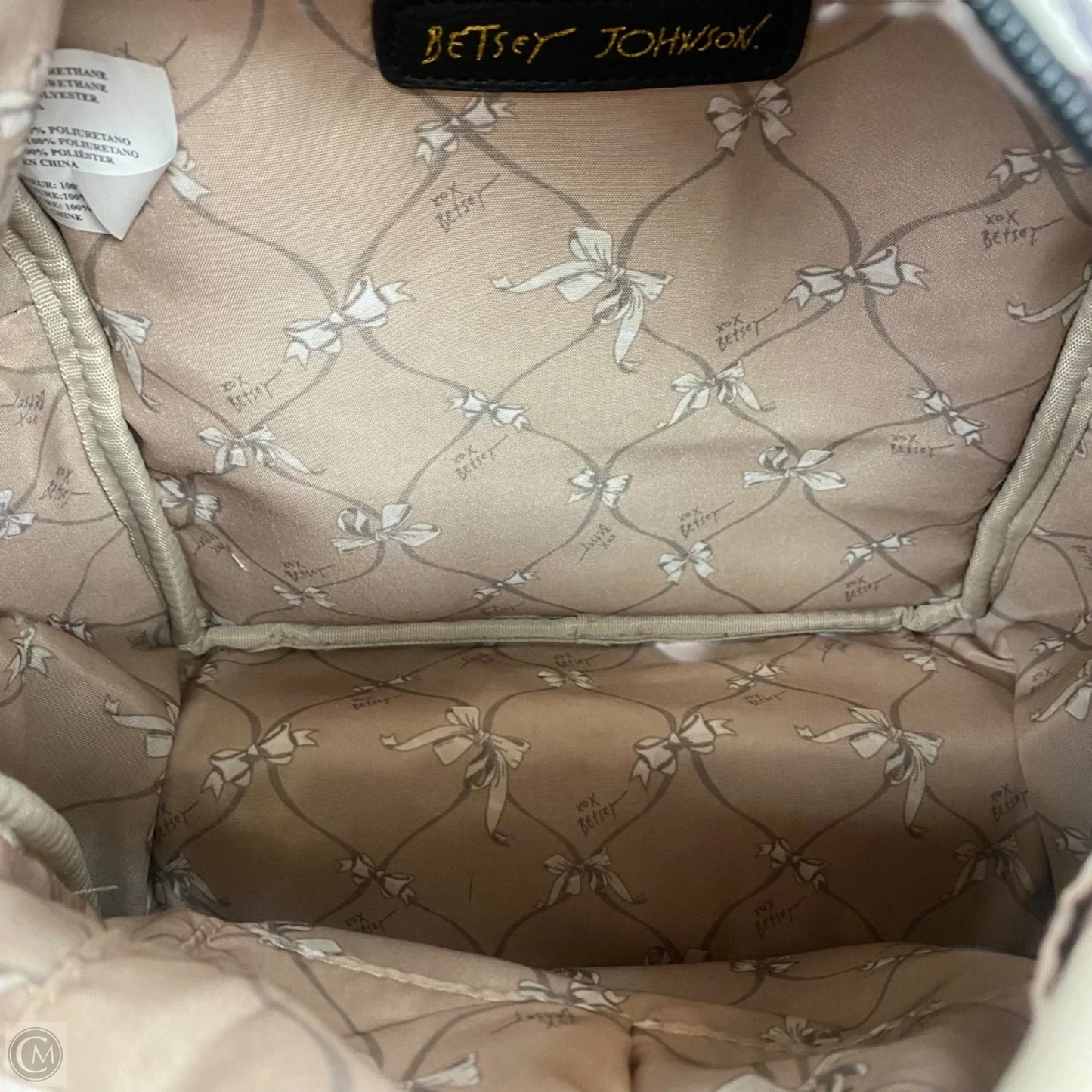 Backpack By Betsey Johnson, Size: Medium