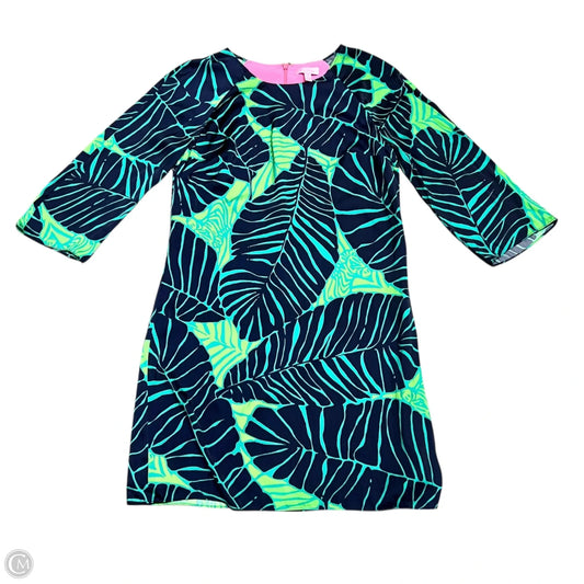 Dress Designer By Lilly Pulitzer In Blue & Green, Size: S
