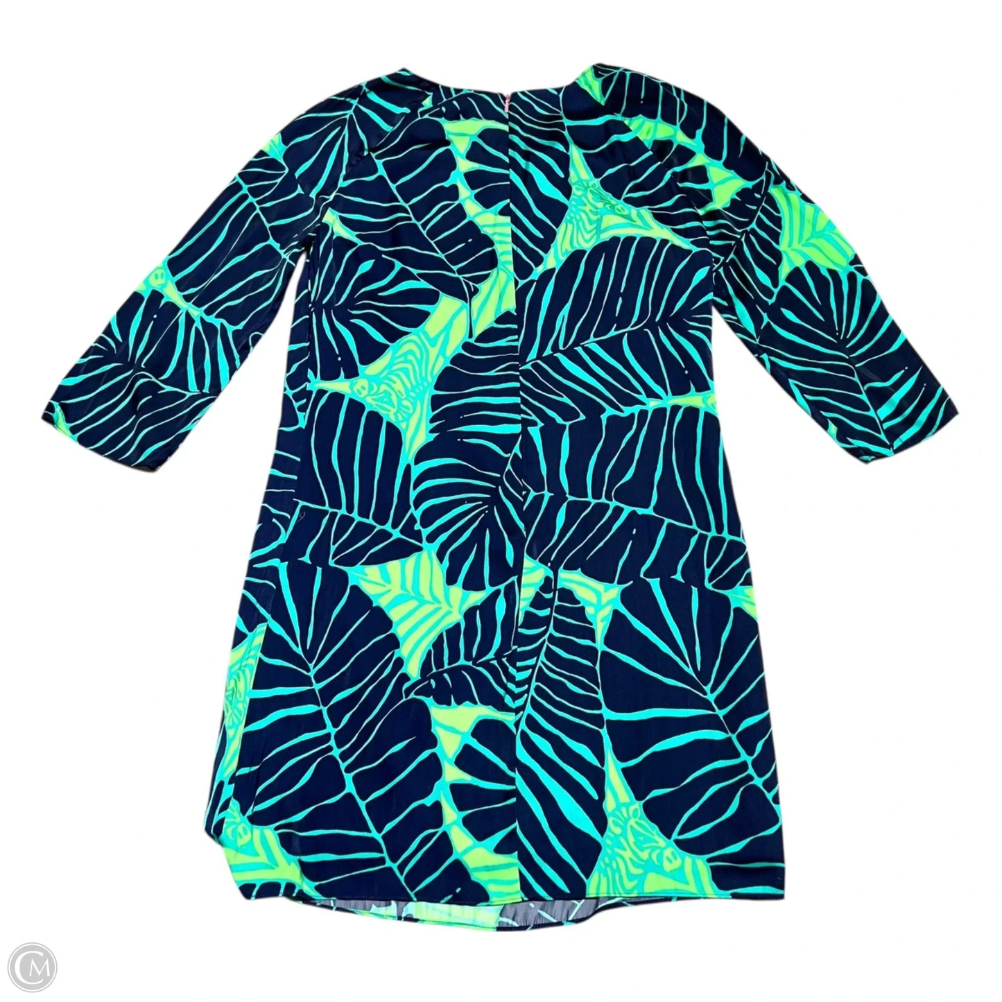 Dress Designer By Lilly Pulitzer In Blue & Green, Size: S
