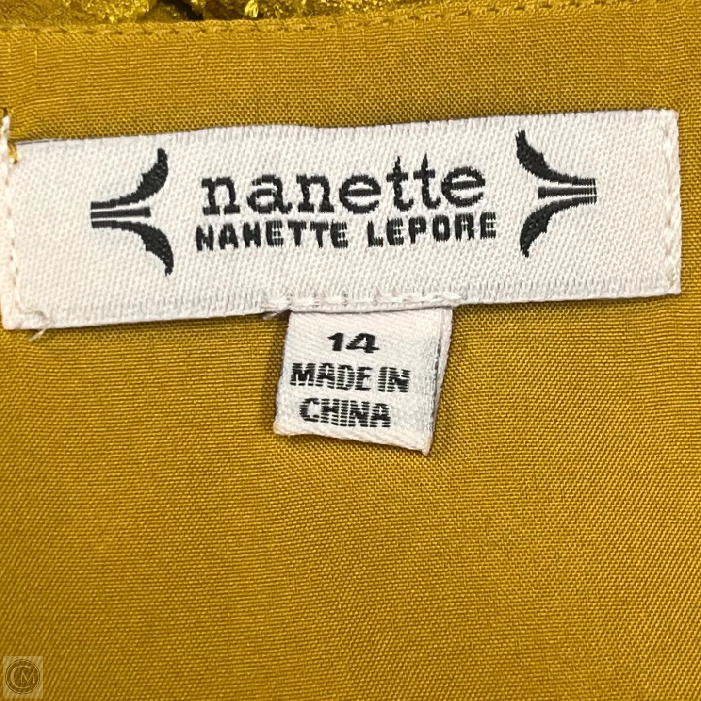 Dress Casual Midi By Nanette By Nanette Lepore In Yellow, Size: L