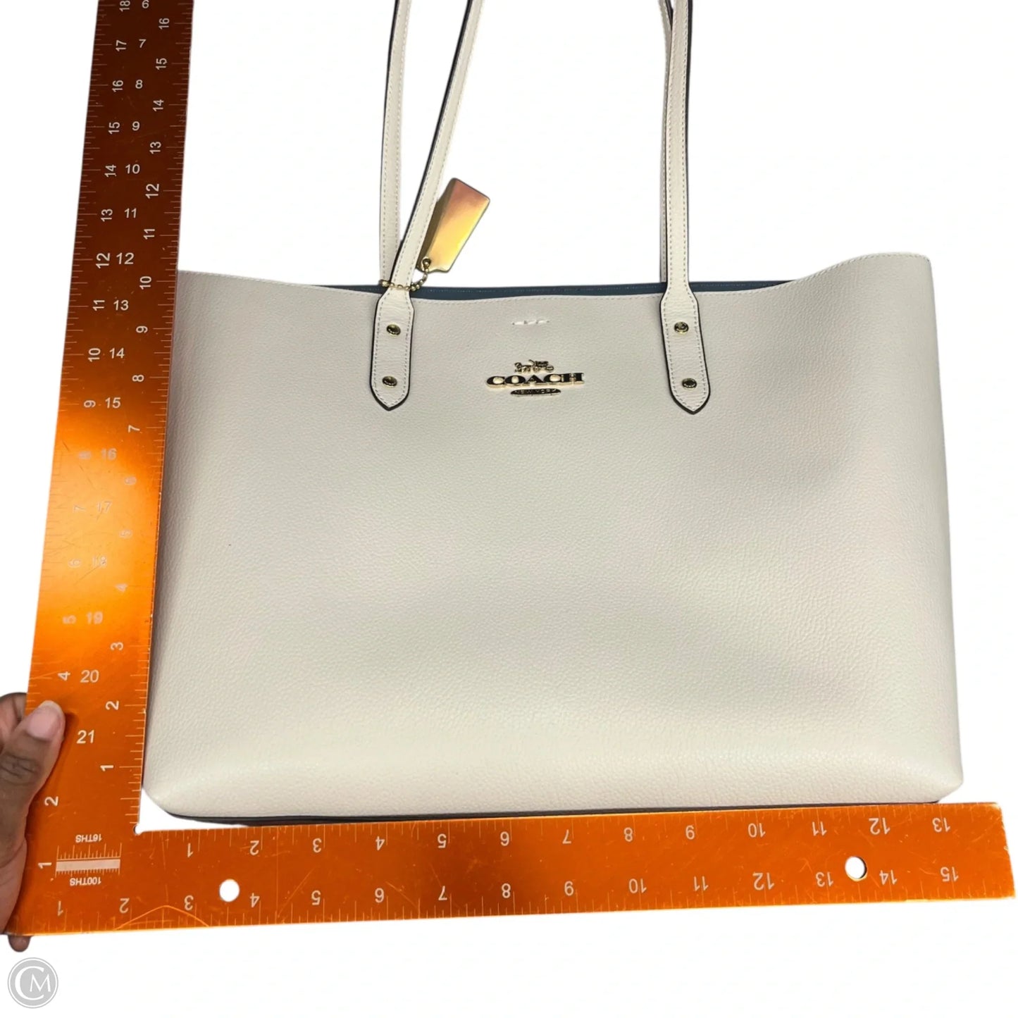 Handbag Designer By Coach, Size: Large