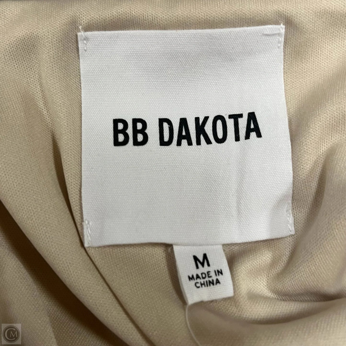 Cardigan By Bb Dakota In Silver & Tan, Size: M
