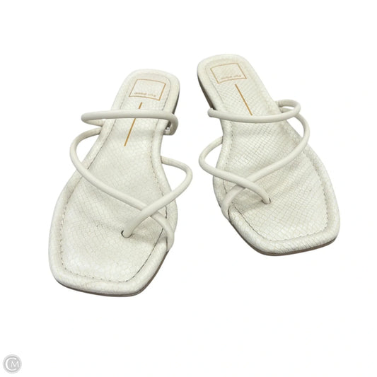 Sandals Flats By Dolce Vita In Cream, Size: 8.5