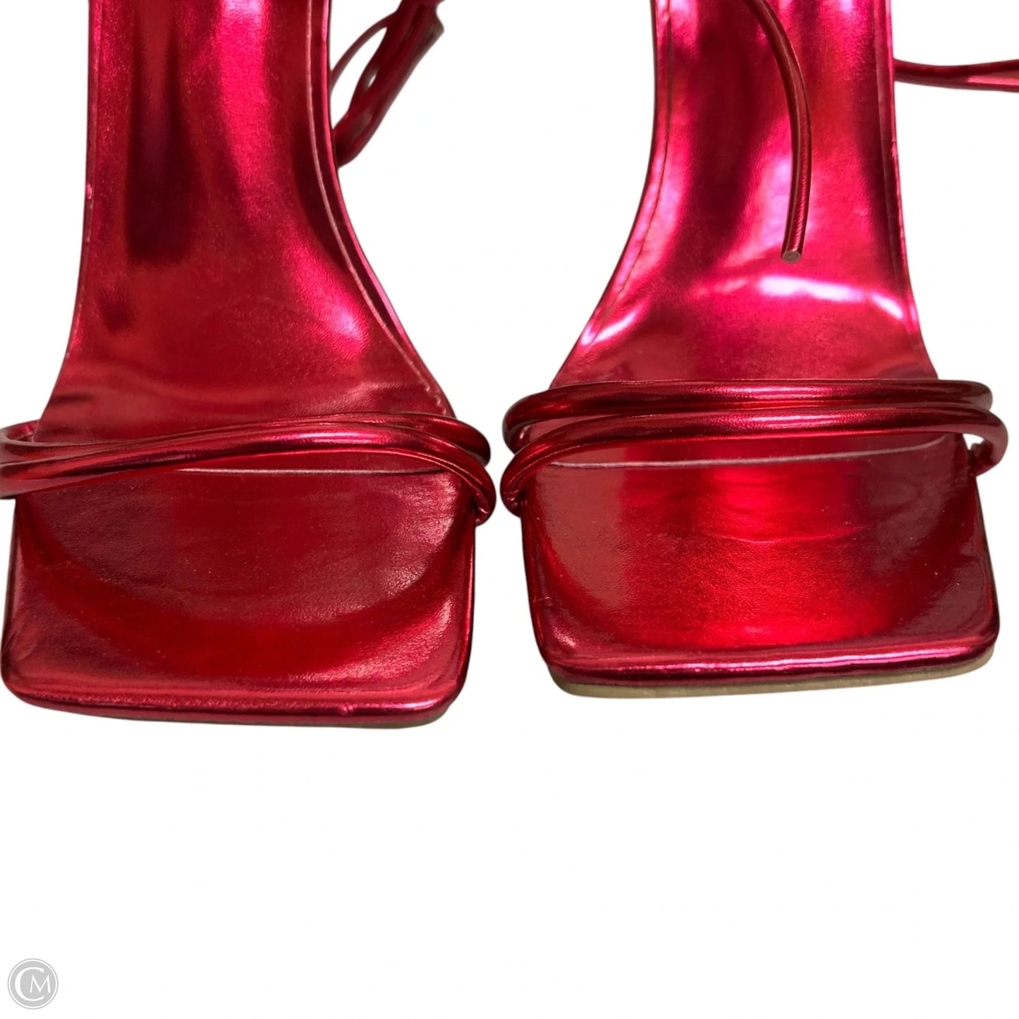 Sandals Heels Stiletto In Pink, Size: 11.5