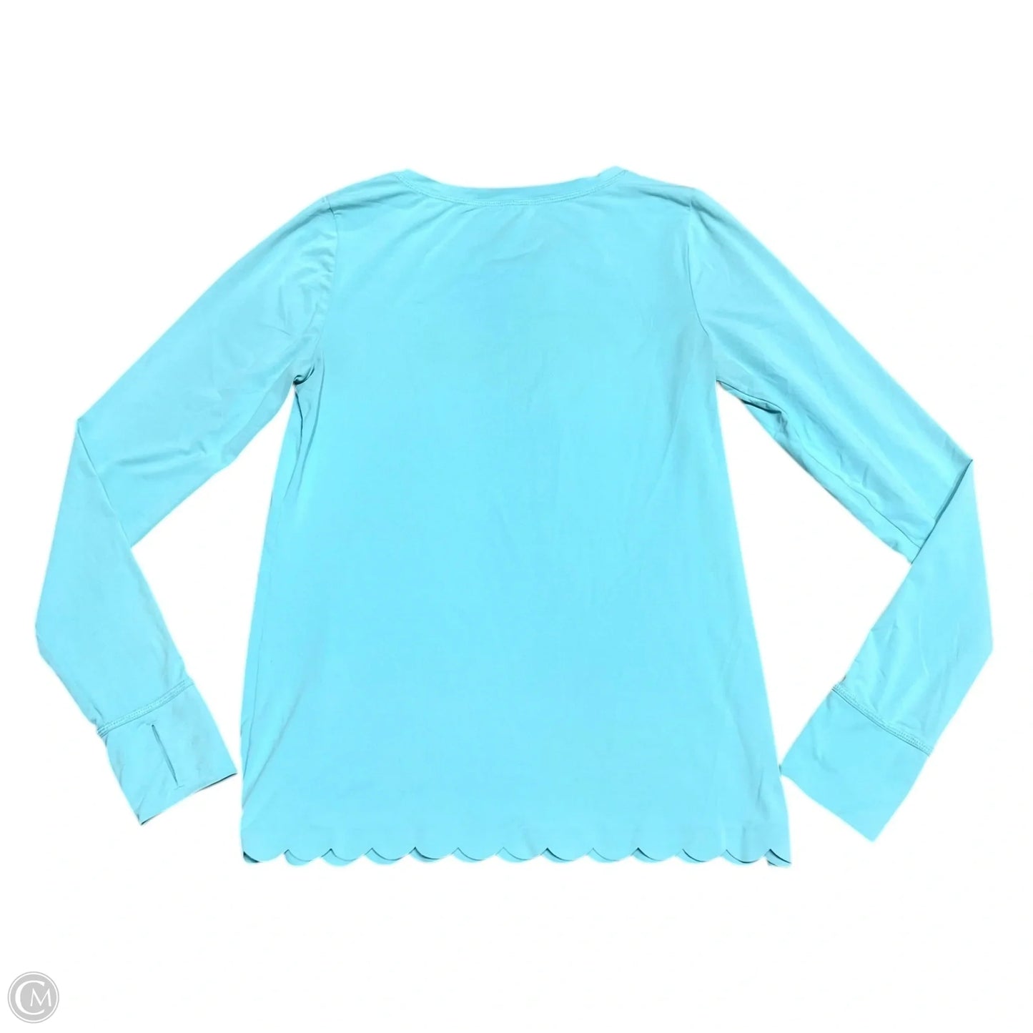 Top Long Sleeve Designer By Lilly Pulitzer In Blue, Size: M