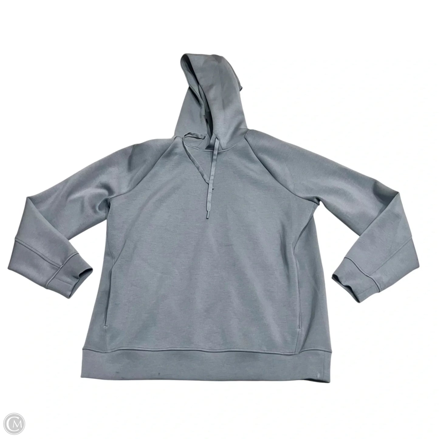 Athletic Sweatshirt Hoodie By Lululemon In Grey, Size: S