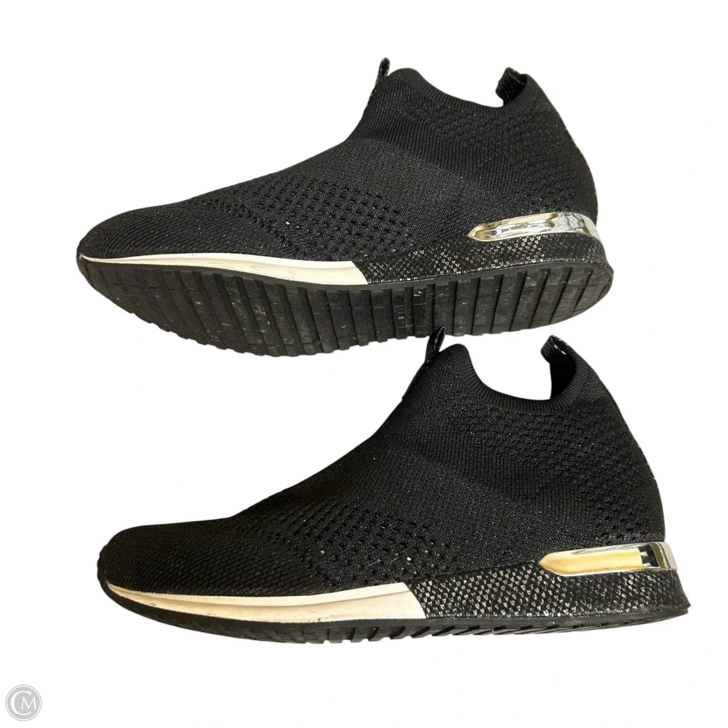 Shoes Athletic By J Slides In Black, Size: 8
