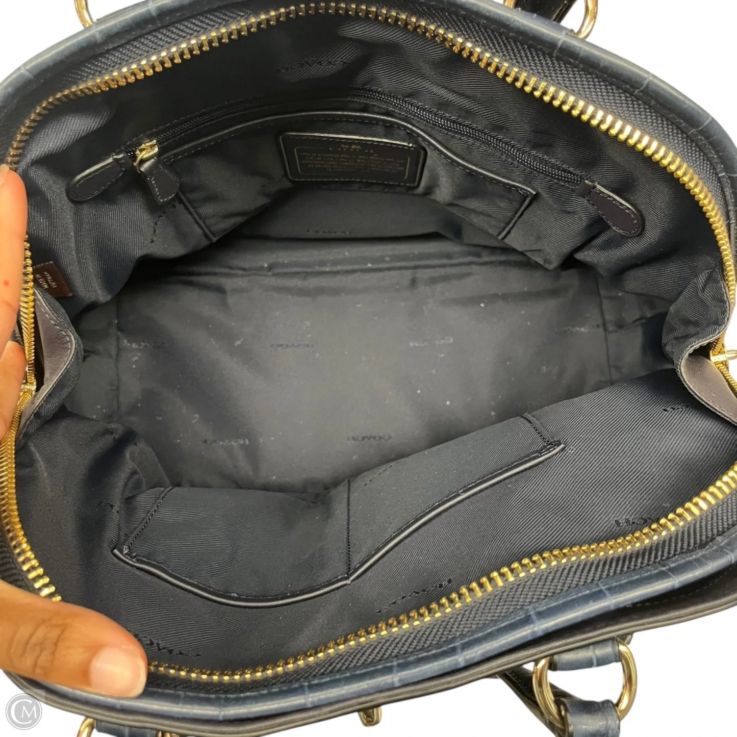 Handbag Designer By Coach, Size: Medium