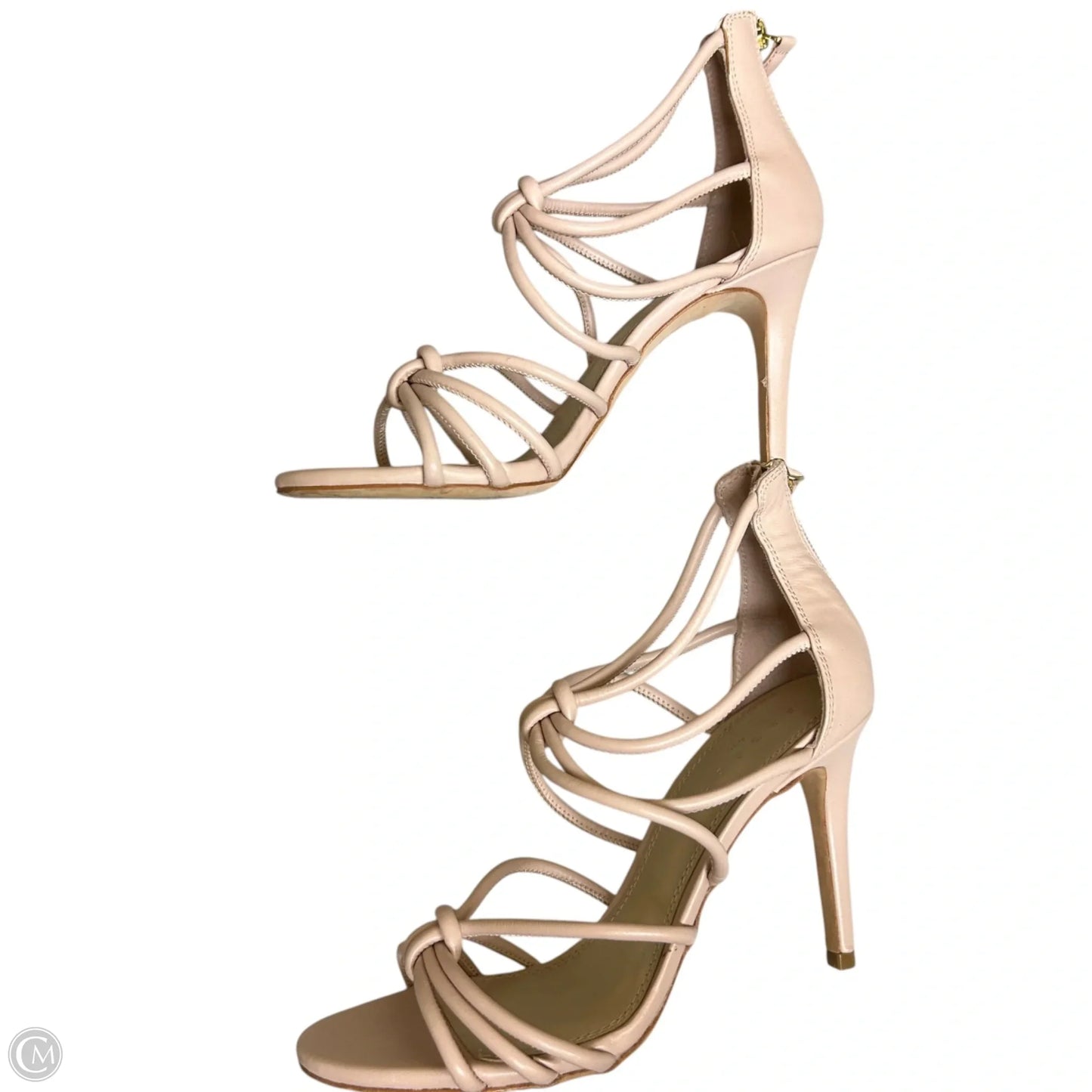 Sandals Designer By Sandro In Pink, Size: 7.5