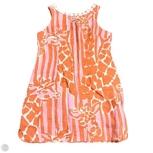 Dress Casual Midi By Target-designer In Orange & Pink, Size: L