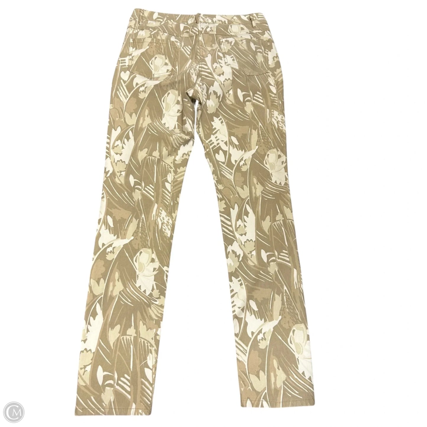 Jeans Straight By J Mclaughlin In Tan Denim, Size: 4