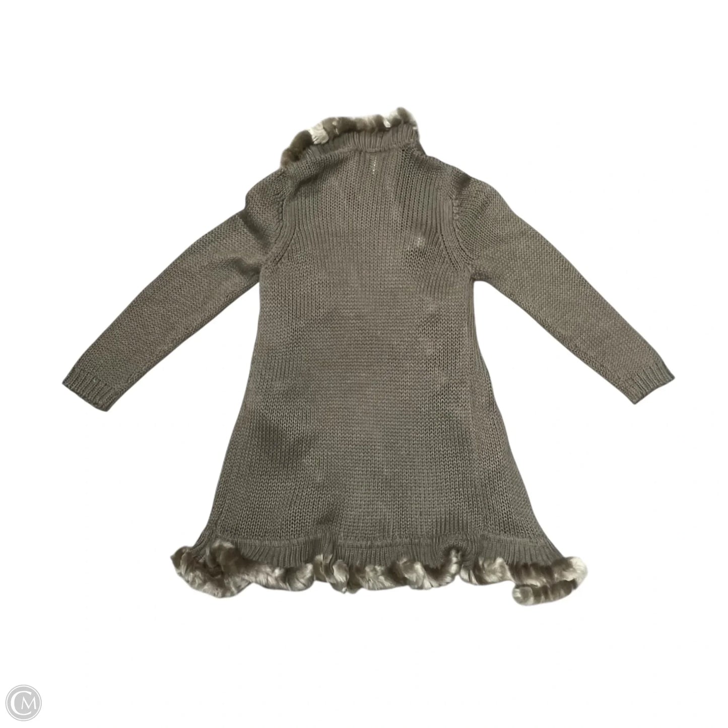 Sweater Cardigan By Chicos In Brown, Size: L