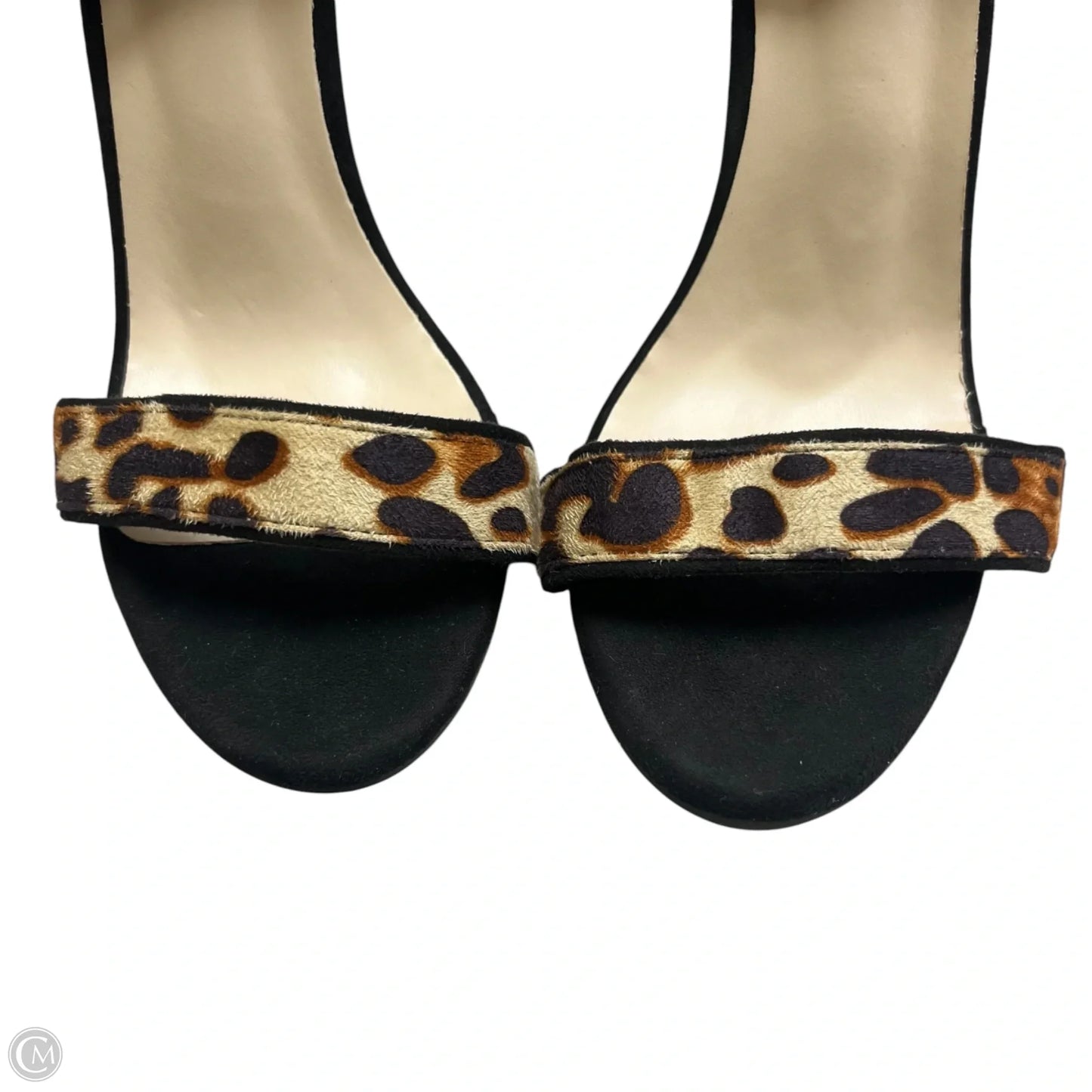 Sandals Heels Stiletto In Animal Print, Size: 9.5