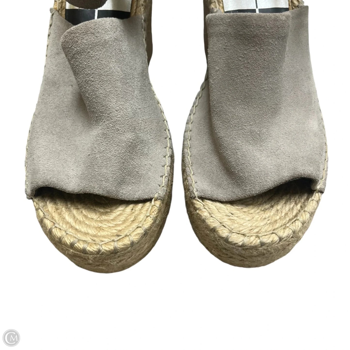 Sandals Heels Wedge By Dolce Vita In Grey, Size: 9.5