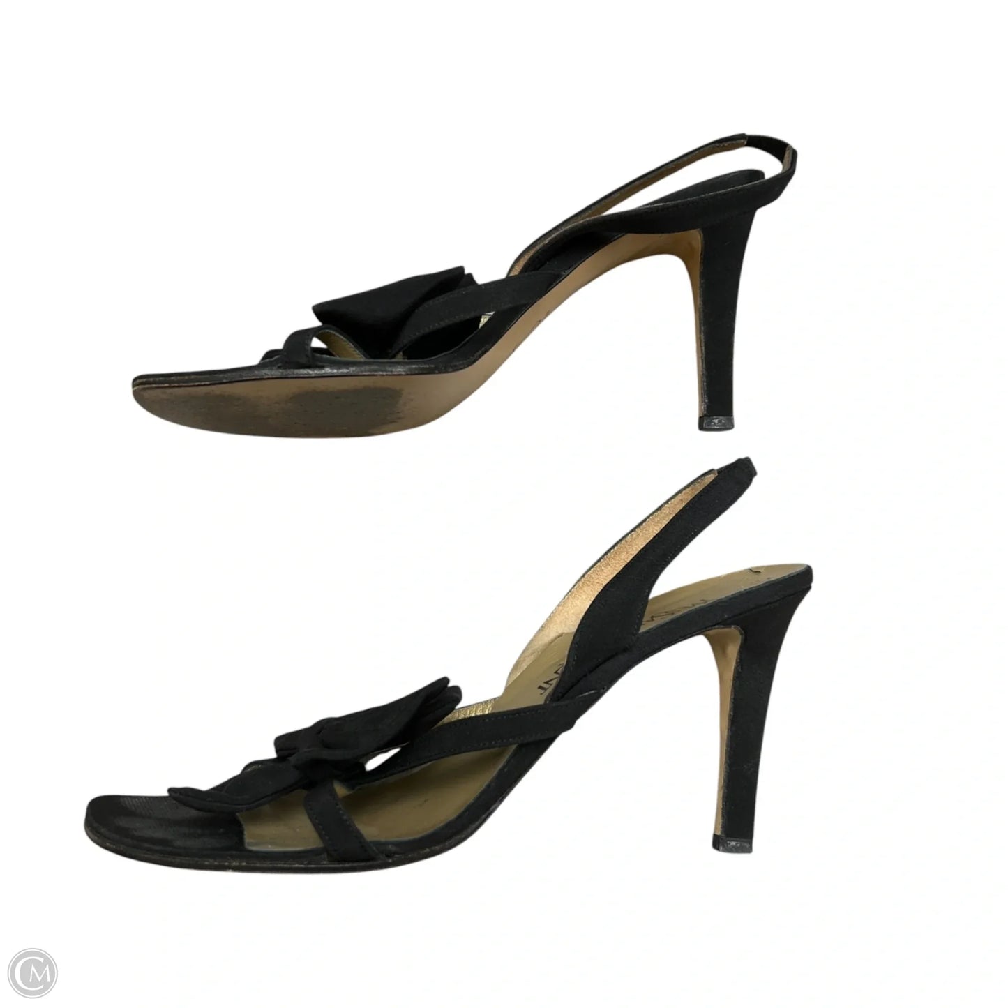 Shoes Luxury Designer By Yves Saint Laurent In Black, Size: 8
