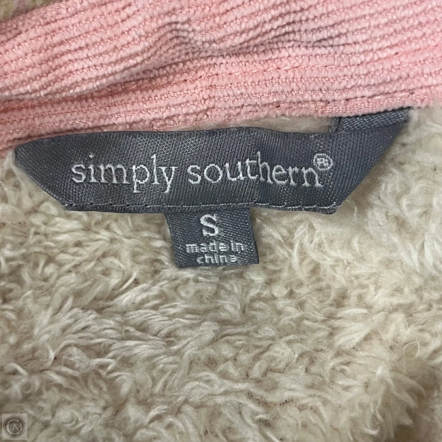 Jacket Puffer & Quilted By Simply Southern In Plaid Pattern, Size: S