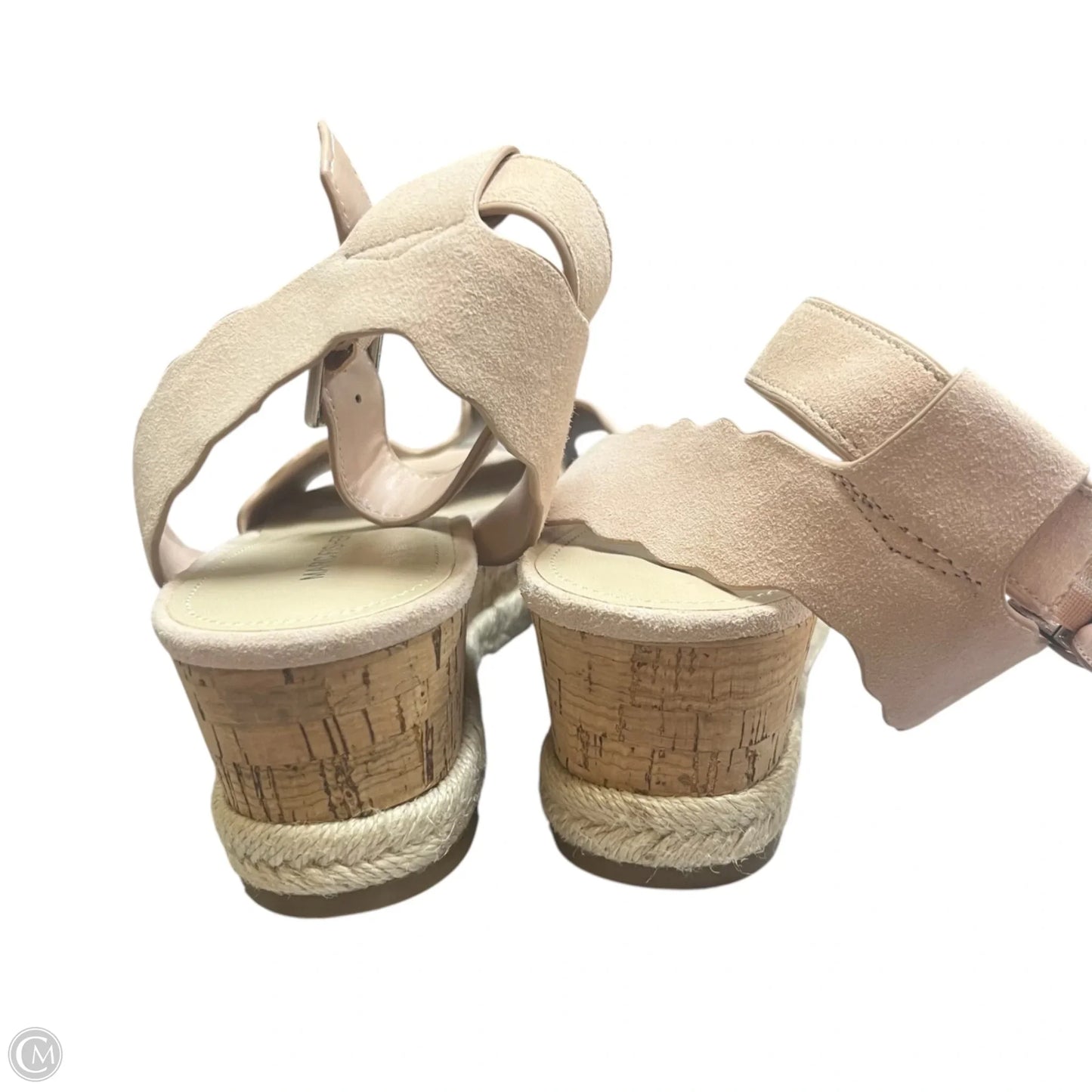 Sandals Heels Platform By Marc Fisher In Pink, Size: 8.5