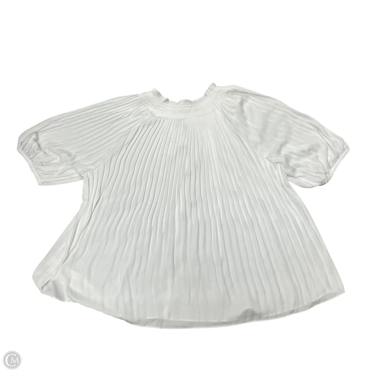 Top Short Sleeve By Current Air In White, Size: Xl
