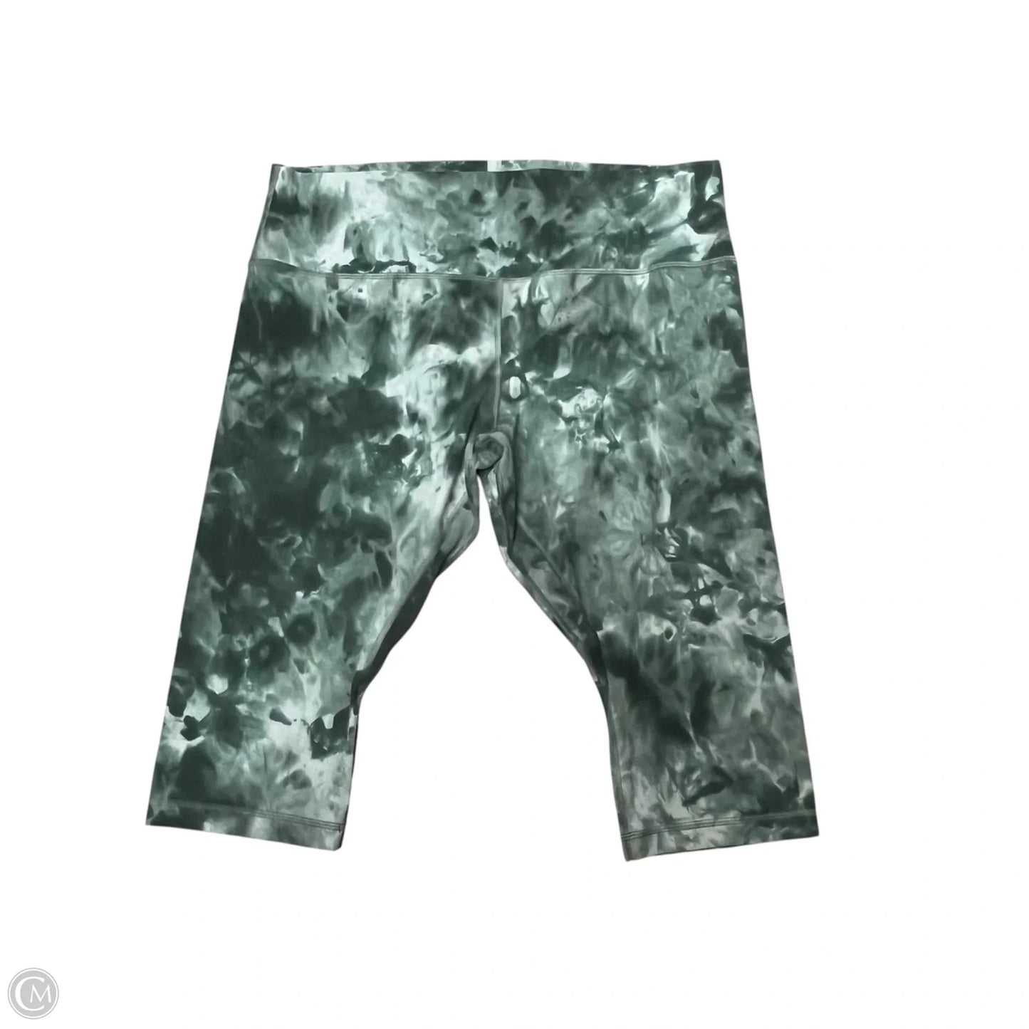 Athletic Leggings Capris By Lululemon In Green, Size: 18