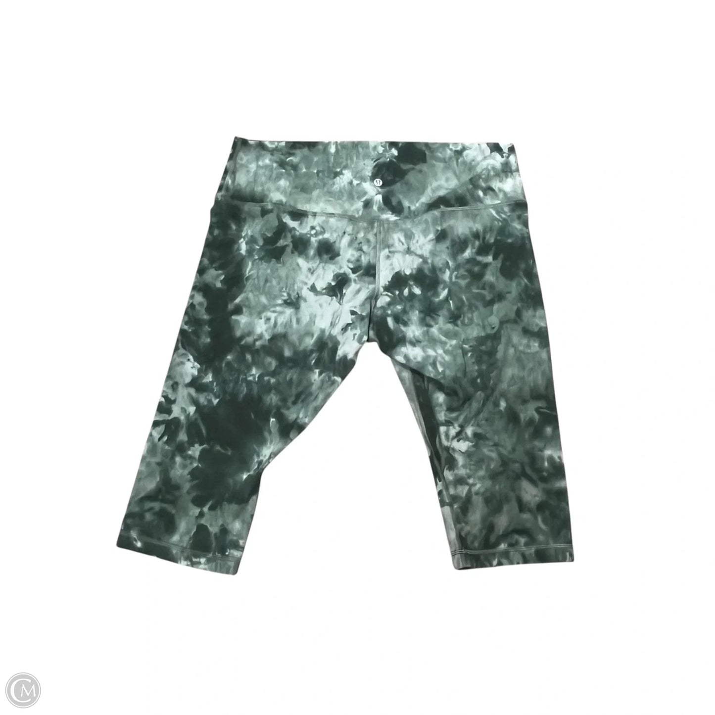 Athletic Leggings Capris By Lululemon In Green, Size: 18