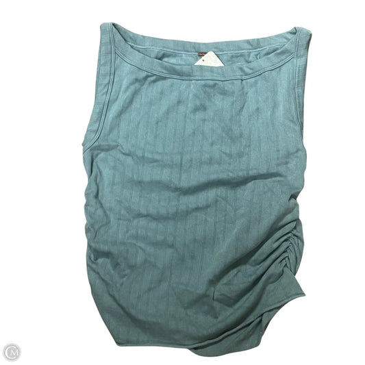 Top Sleeveless By Free People In Teal, Size: Xl