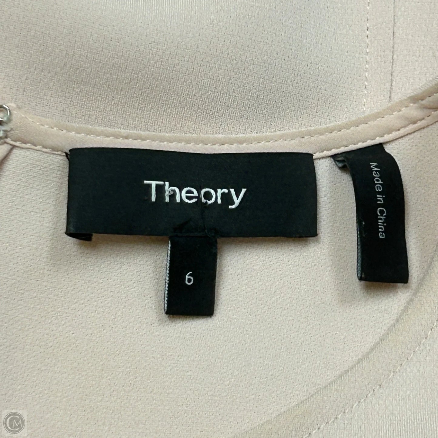 Dress Work By Theory In Peach, Size: S
