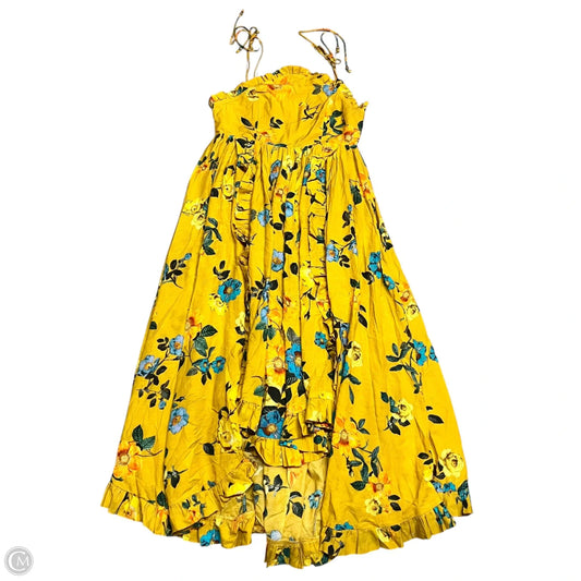 Dress Casual Maxi By Maeve In Yellow, Size: Xs