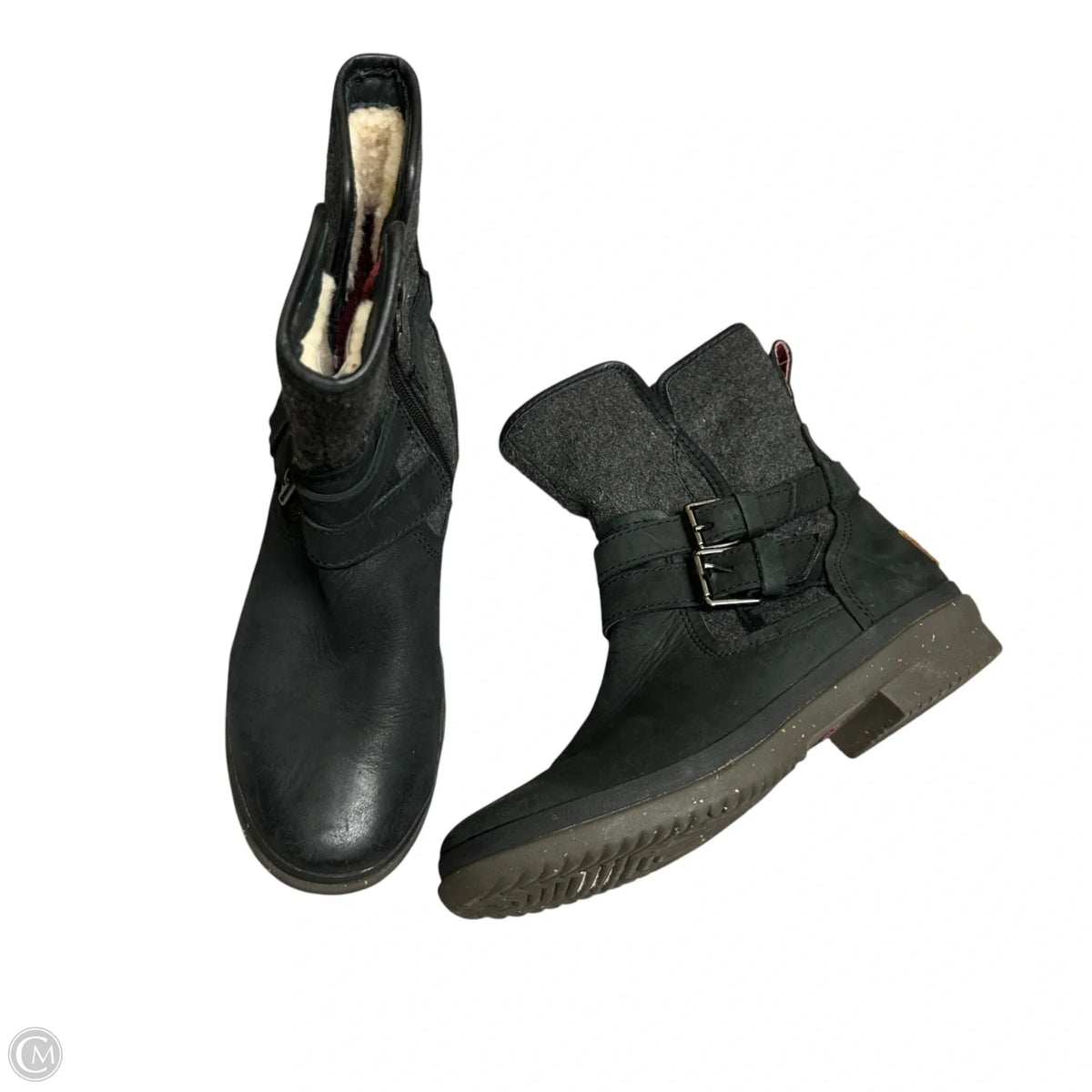 Boots Designer By Ugg In Black, Size: 6